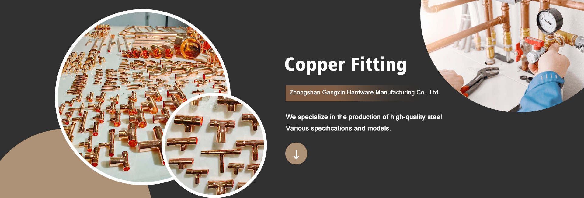 Koperen fittingfabriek